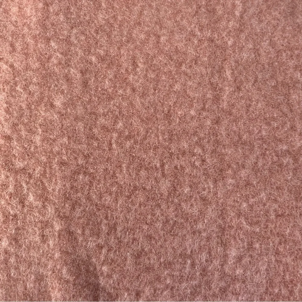 VTG Wool O’ The West Apricot Satin Trim Wool Blanket Portland Woolen Mills READ